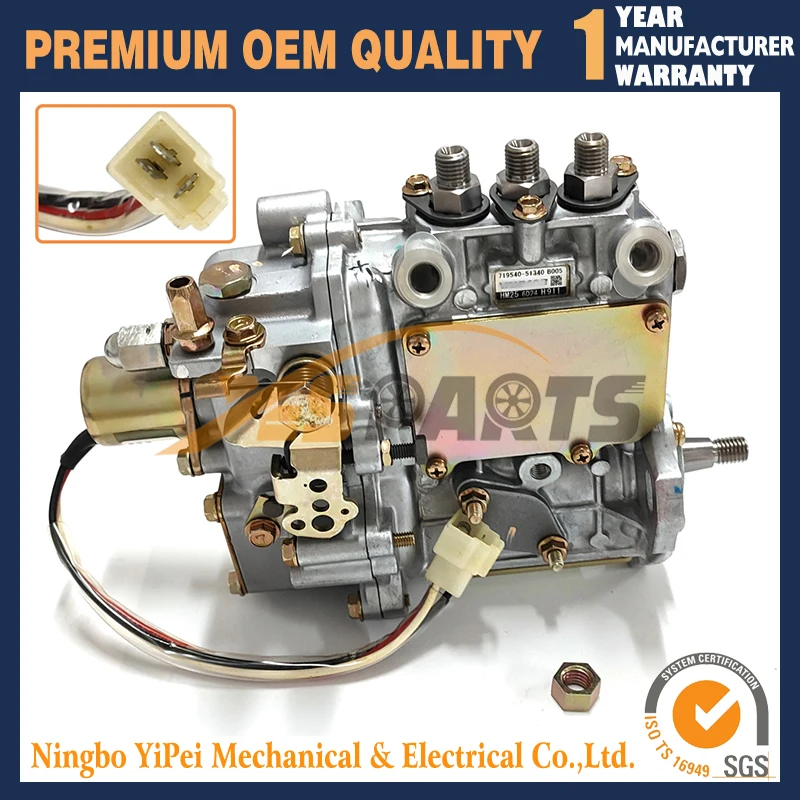 

3TNV70 Fuel Injection Pump Assy 719540-51340 For Yanmar Engine Spare Parts