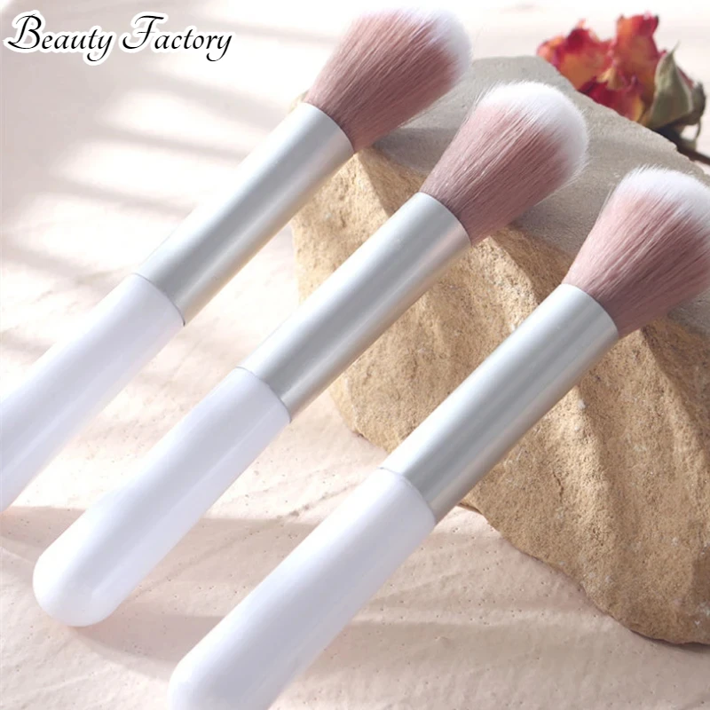 Pinceau de maquillage professionnel simple pour dames, brosse à poudre de miel, surbrillance, fard à joues, outils de maquillage