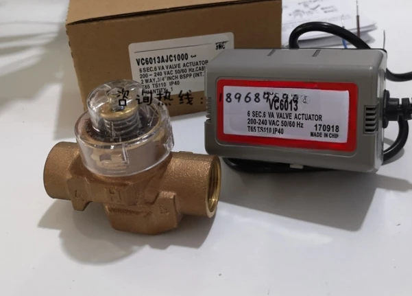 VC6013AJC1000T Fan coil electric two-way valve Air conditioning electric valve