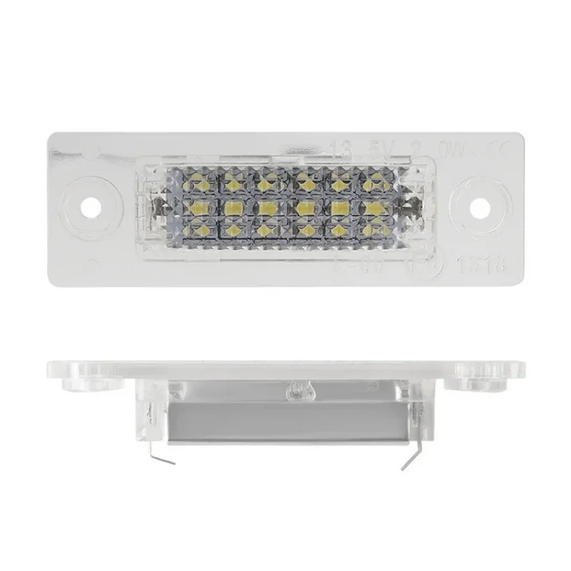 

2pcs White LED License Number Plate Light Lamps For VW Passat Cimousint Touran Golf Caddy Jetta MK5 T5 Number Lights