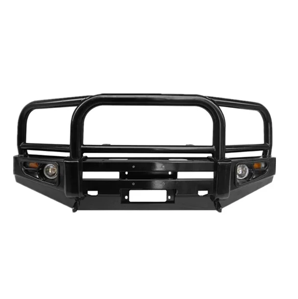 

auto body parts wholesale body kit Rolled Steel front bumper for Pajero
