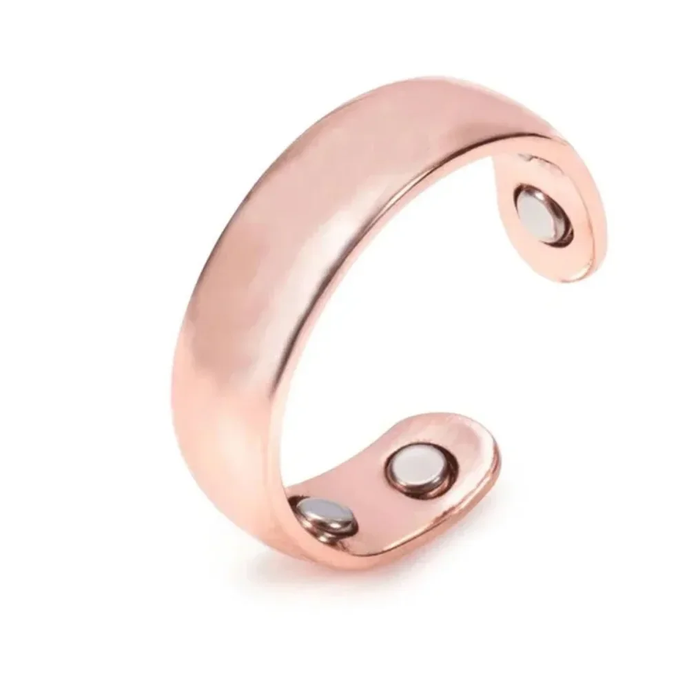 Solid Color Open Ring for Women Men Health Care Weight Magnet Rings Creative Jewelry Joyeria Acero Inoxidables Premium Кольцо 반지