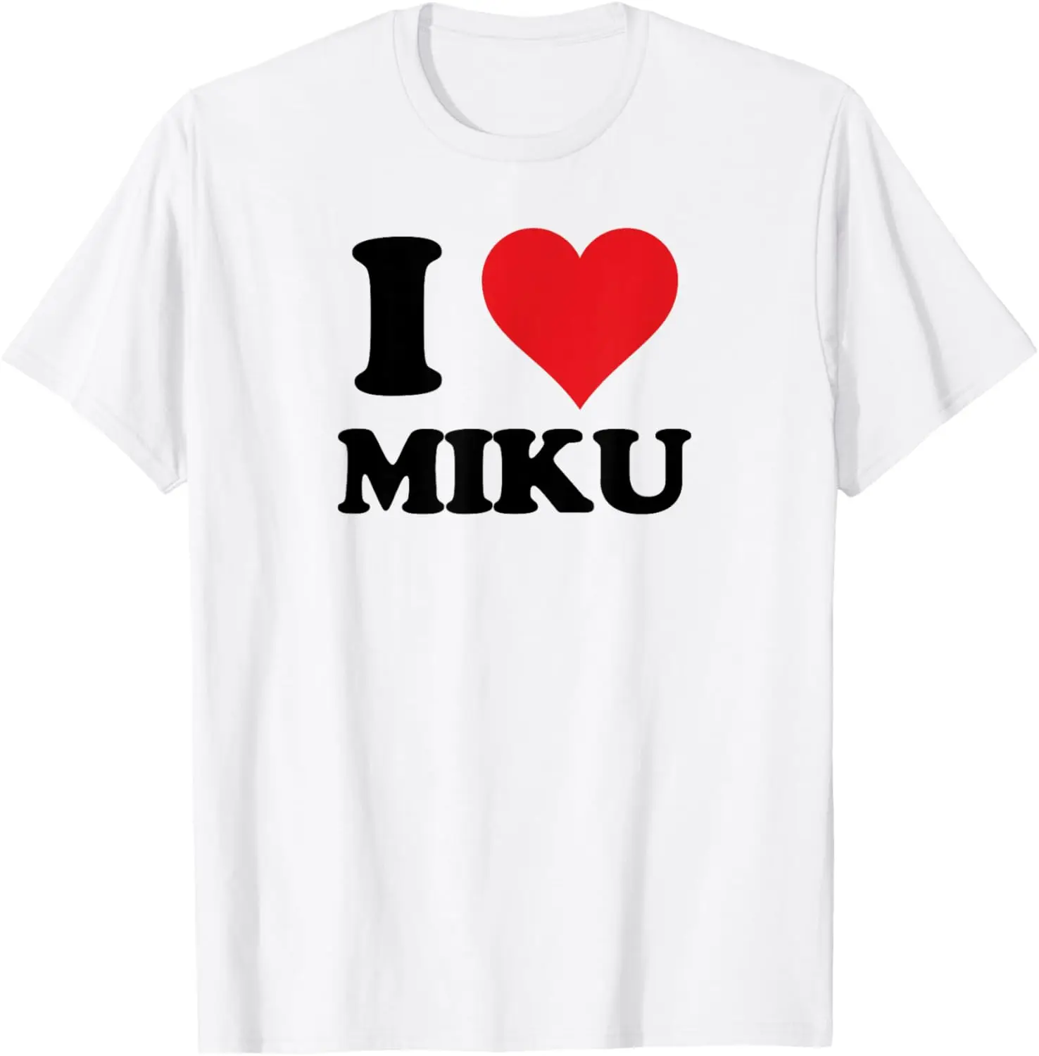 

Футболка I Heart Miku First Name I Love Personalized Stuff