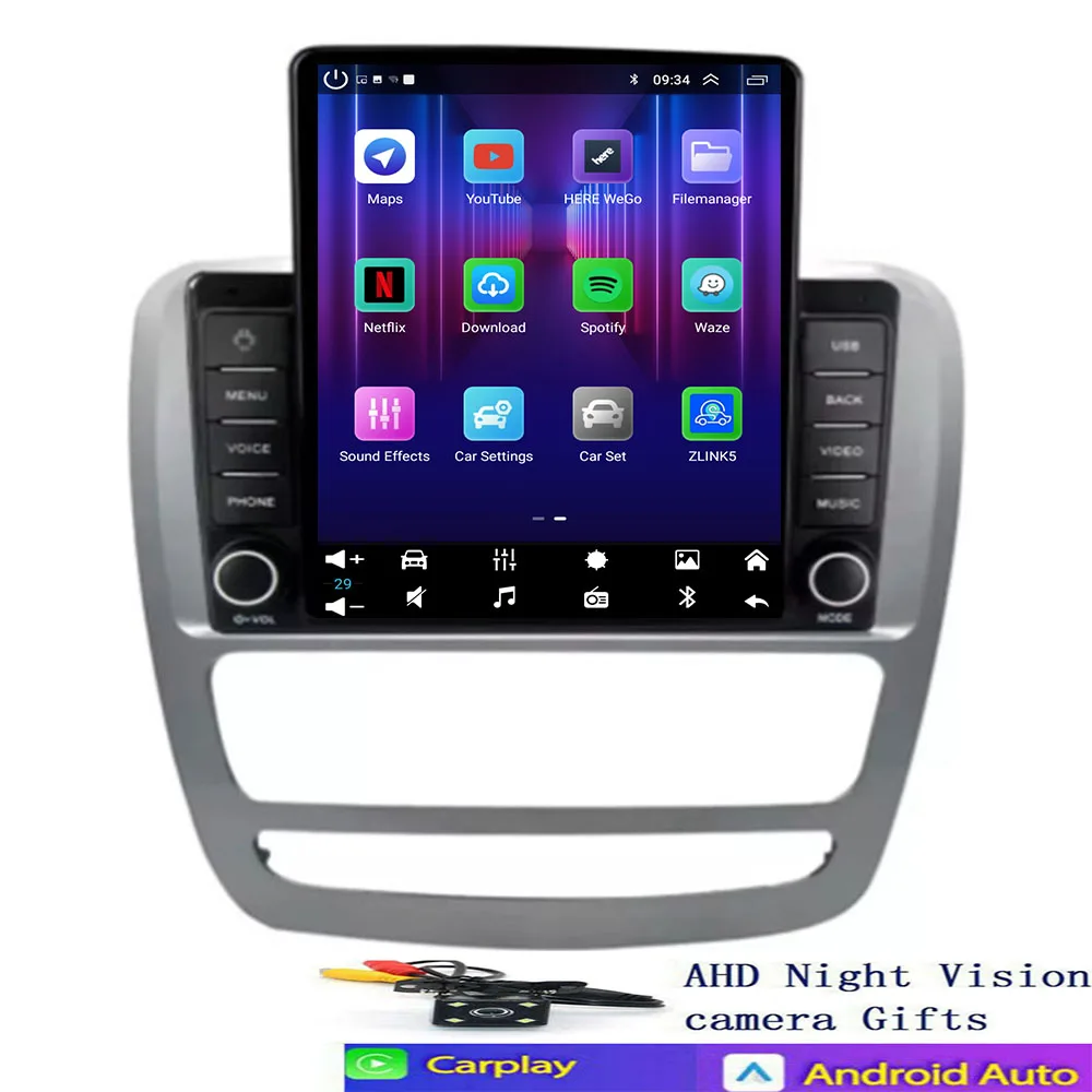 Android 14 GPS Navigation For JAC T6 T8 2015 2016 2018 2022-2050 Car Radio DVD Player Headunit Stereo Carplay Auto 360 Camera 5G