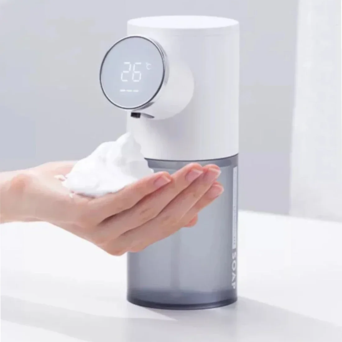 USB Rechargeable 320ml Soap Dispenser Liquid Soap Dispenser Digital Display Foam Infrared Sensor Hand Sanitizer Machine