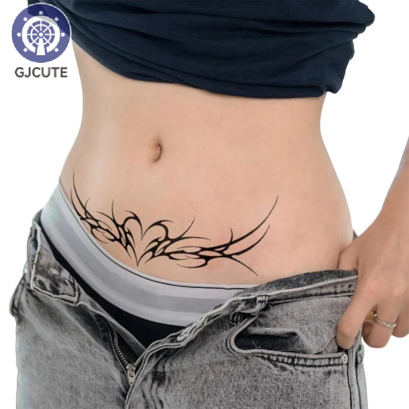 Ove Heart Wings Temporary Tattoo Long-lasting Magic Waterproof Semi Permanent Body Decor Sticker