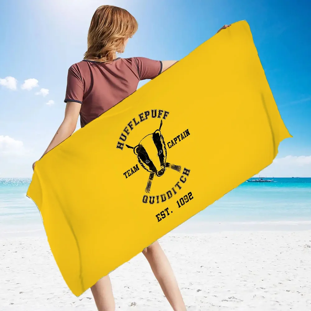 H-HufflepuffS Portable Towel for Fitness Beach Microfiber Sauna Cloth Fast Dry Towel Gym Towels With Designs Absorbent Quick