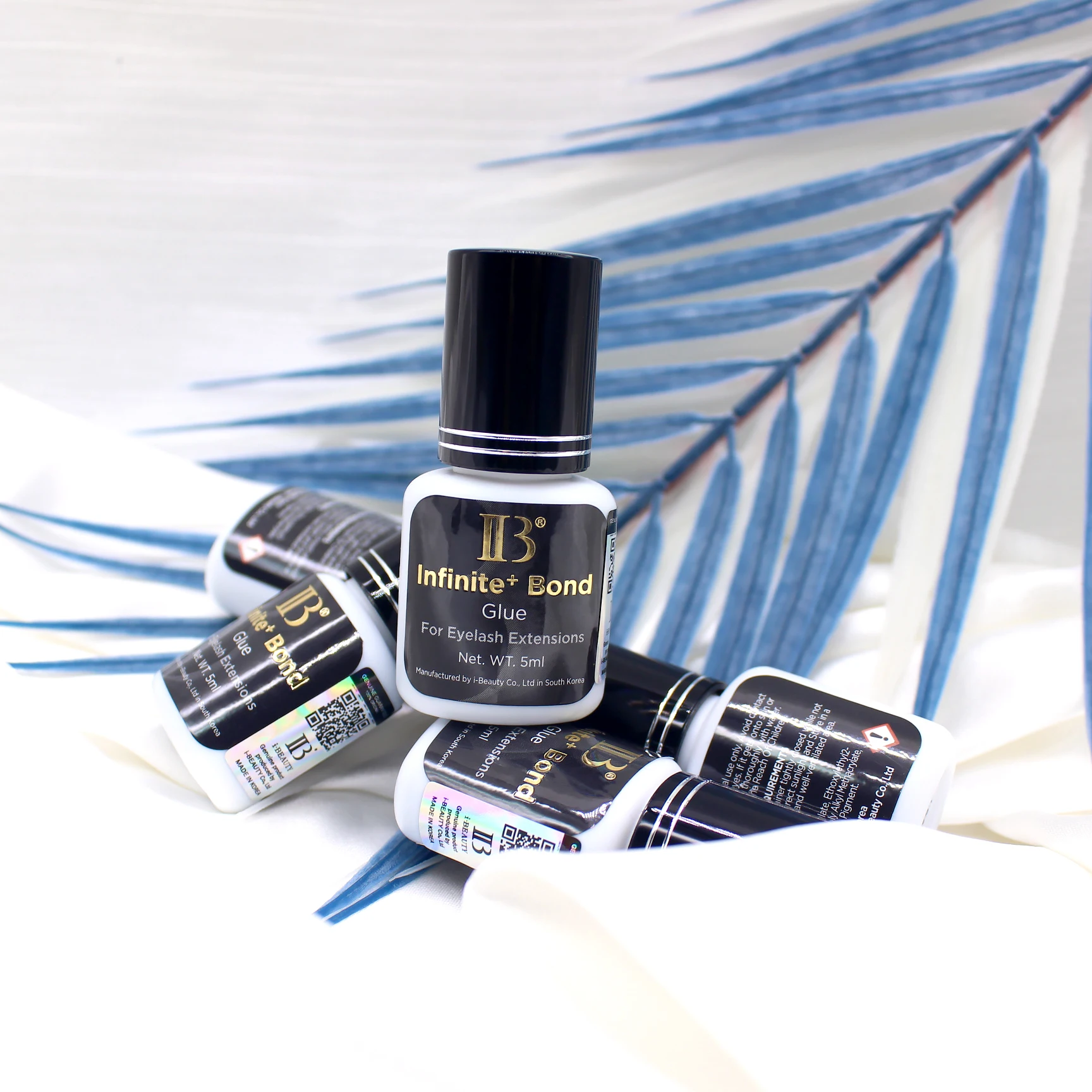 Cola para extensão de cílios ibeauty tipo ib infinito plus cola individual de secagem rápida ferramentas de maquiagem adesivo 5ml loja de saúde de beleza