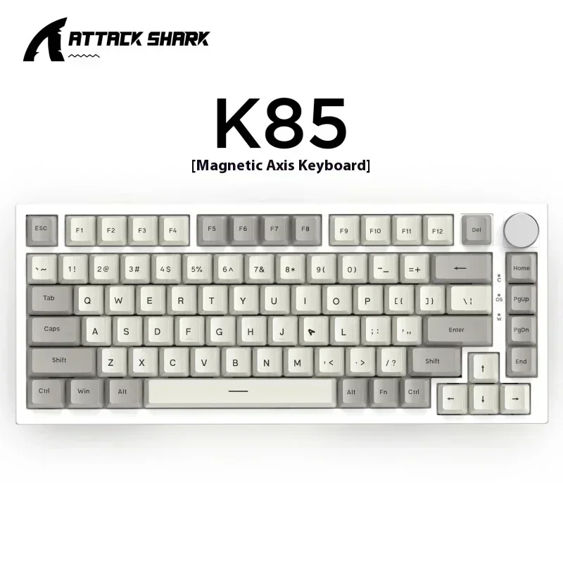 Imagem -02 - Tubarão Ataque-teclado Mecânico Key Range Ajustável Modo Coreano Rgb Personalizado Hot-swap1.5m com Fio K85