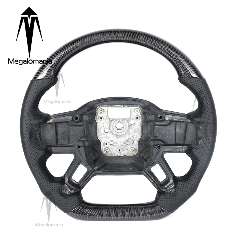 

Carbon Fiber Steering Wheel for Land Rover Defender 2020 2021 2022 2023 2024 Perforated Leather Steering Wheel