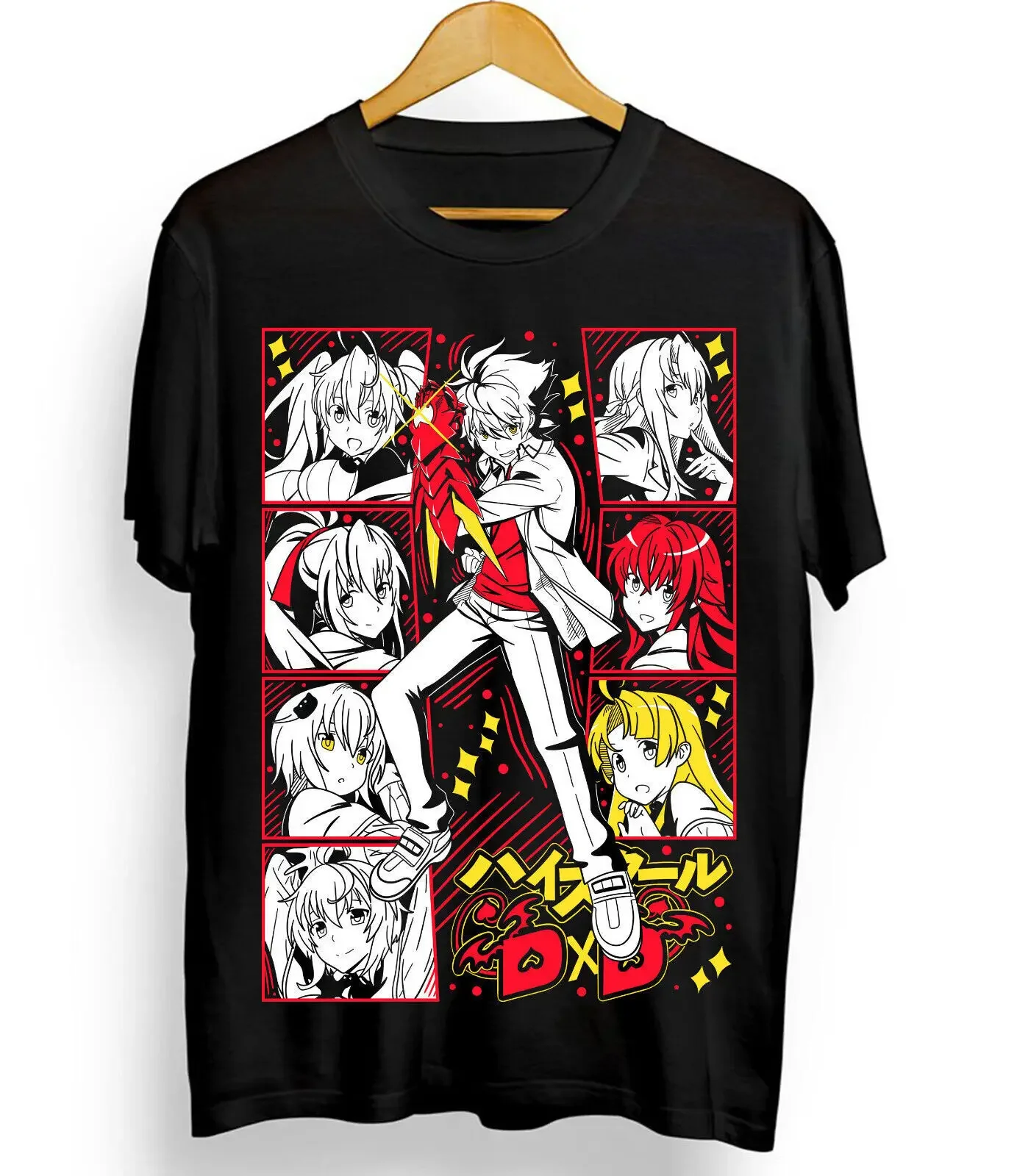 High School DxD Rias Gremory T-shirt Akeno Himejima,Issei ,Girl,Shirt All Size image 5