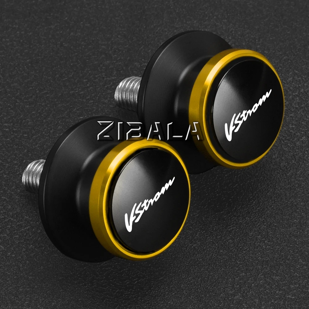 

8MM Swingarm Spools Rear Stand Accessible For Suzuki V-strom 650 VStrom 250 650 1000 1050 Screws Swin garm Sliders Motorcycles
