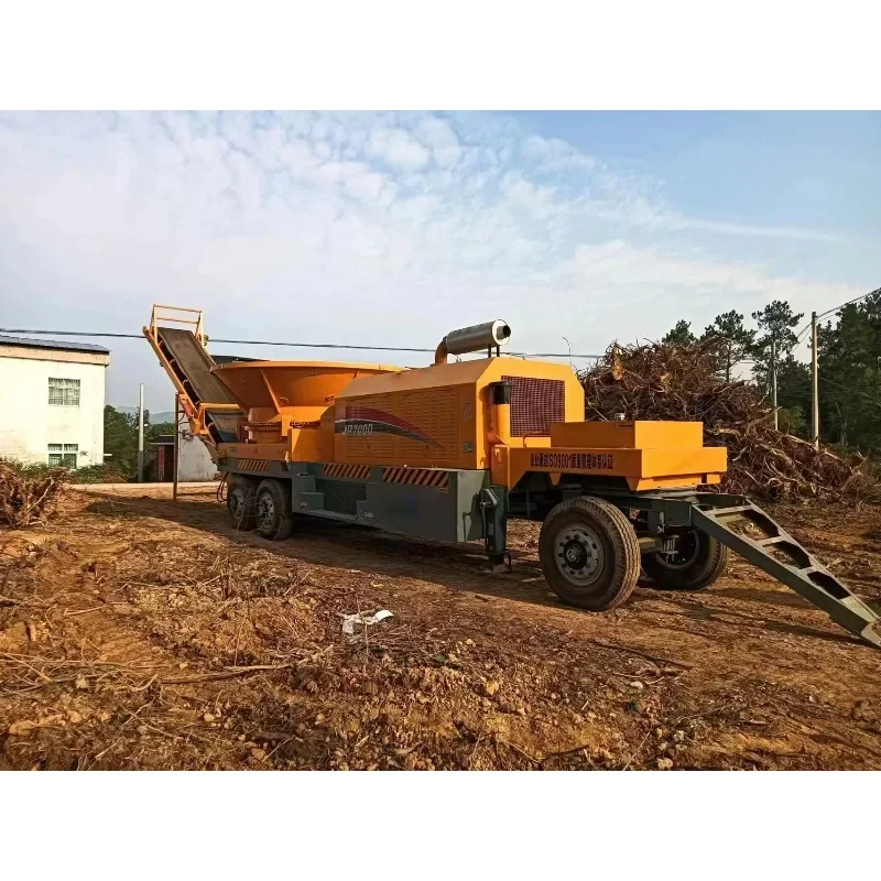 

WK 55hp деревянный бамбуковый многоцелевой дизельный барабан измельчитель древесины дробилка для ветвей деревьев розничная торговля для использования в саду и ферме