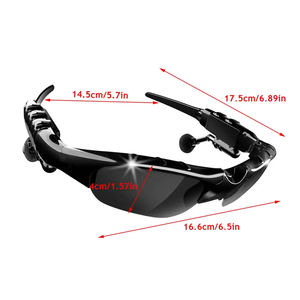 5.0 Smart Bluetooth Audio Glasses Outdoor Sports Cycling Surround Sound Headphones Listen To Music Call Polarized Sunglasses+box image 5