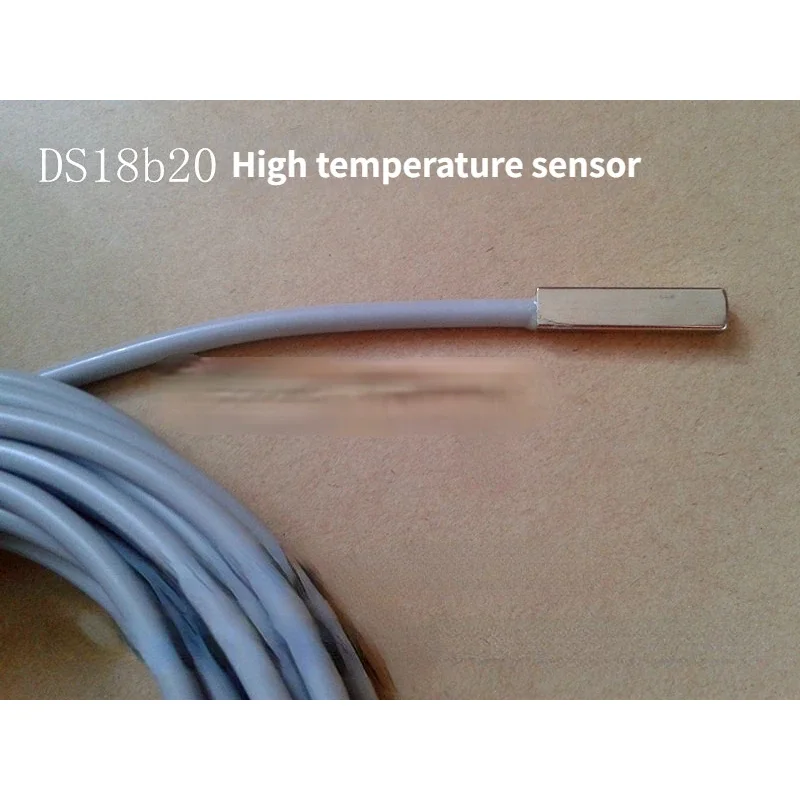 DS18b20 SMD Temperature Sensor Water Temperature Probe Waterproof Type High Temperature Resistant Silicone Wire