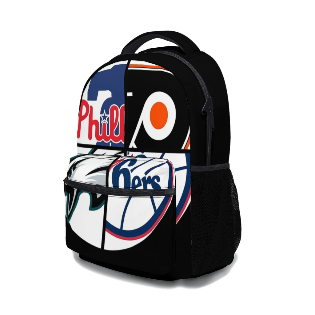 Philadelphia Sports zaino per bambini Casual leggero stampato classico da 17 pollici