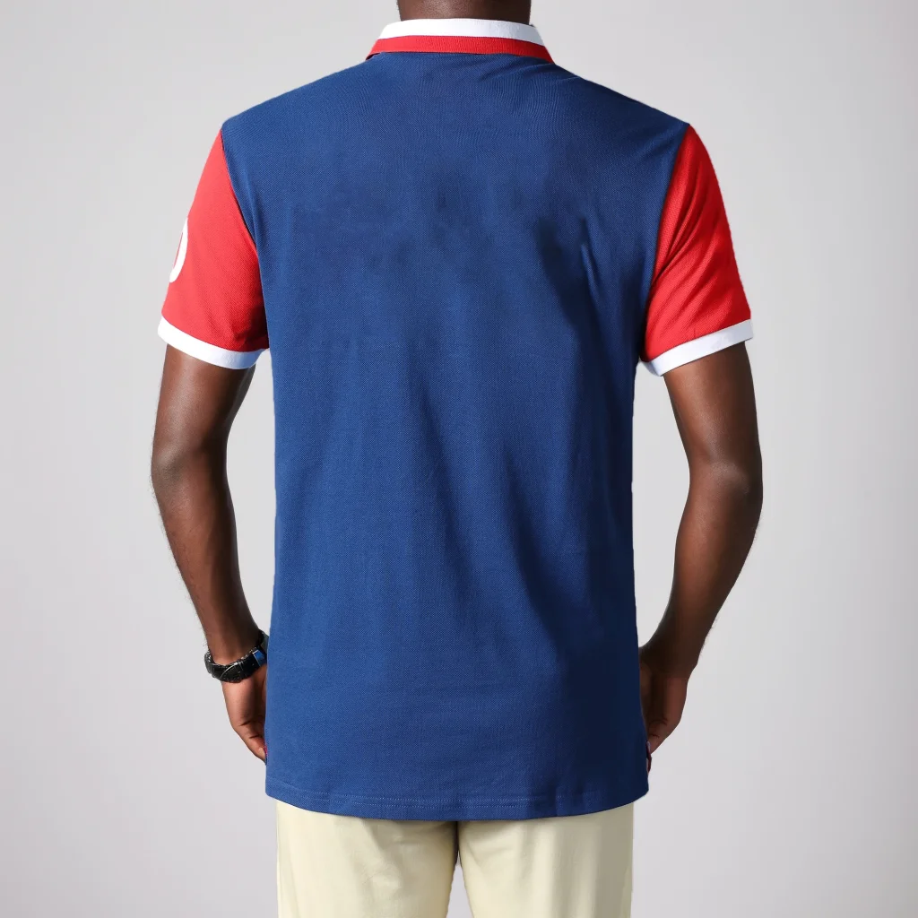 Men's Polo Shirt Paris France Embroidery Stitching Color Contrast Classic Fashion Original Design Polo Collar Pure Cotton