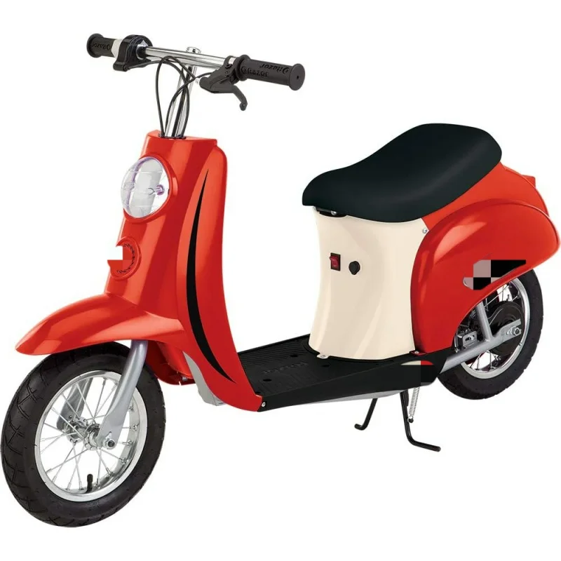 AQRazor Pocket Mod Miniature Euro 24V Electric Kids Ride On Retro Scooter