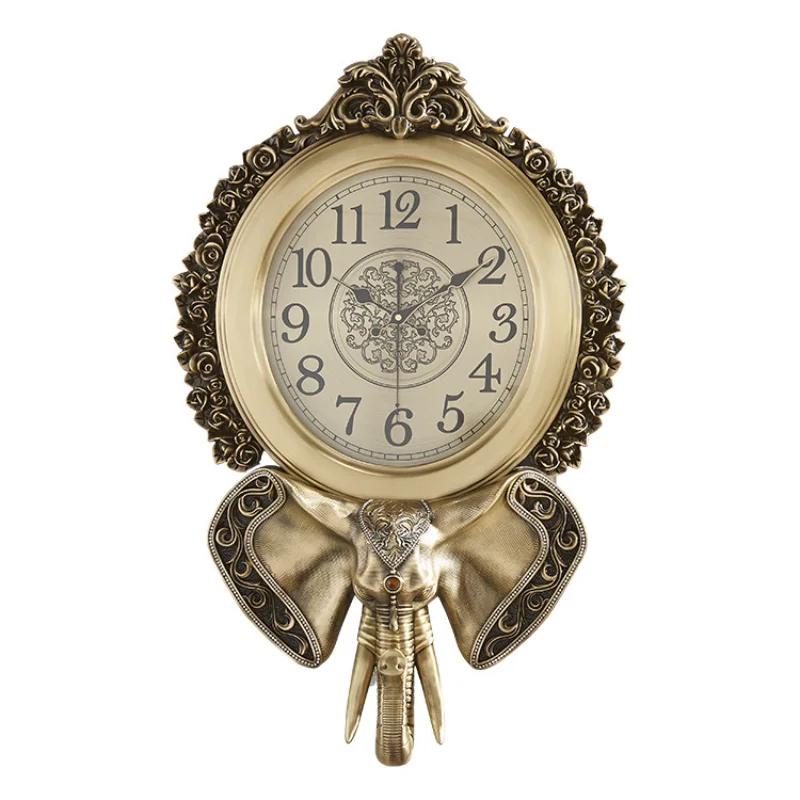 

European living room home fashion, atmosphere creative simple wall watch, clock, silent