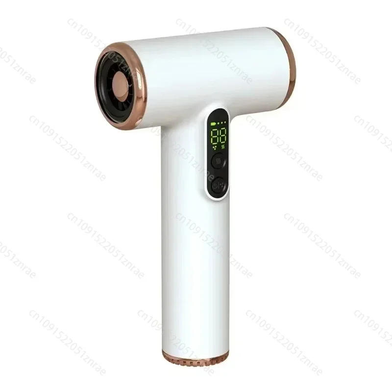 Outdoor Wireless Hair Dryer USB Cordless Portable Travel Rechargeable Strong Wind Low Noise 3 Gears Hair Dryer with LED Displa