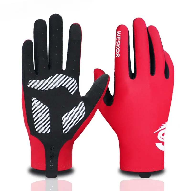 Popular Breathable None-slip Shockproof Driving Gloves Touch Screen Long Full Fingers Half Fingers Gel Sports Cycling Gloves