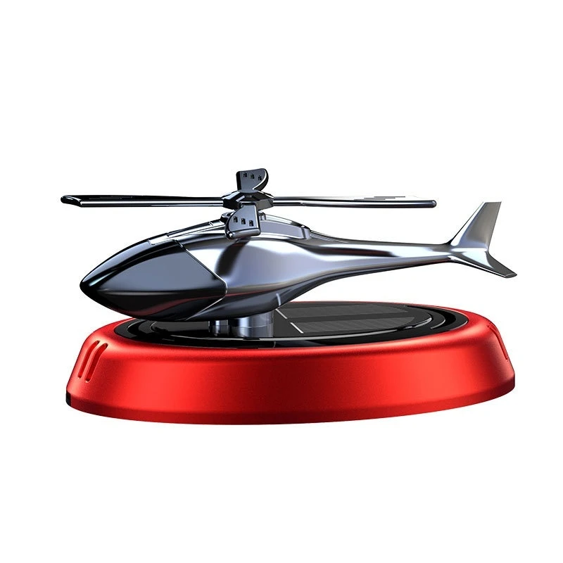 Ambientador de ar para carro movido a energia solar, modelo de aeronave decorativa, perfume para painel de carro, ornamento de longa duração, brinquedo transfronteiriço