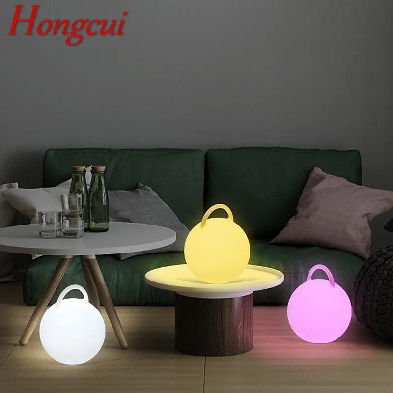 

Hongcui Night Light 16 Colors With Remote Control Led Creative Portable Decor Home Atmosphere Lamp for Living Room Table Desk