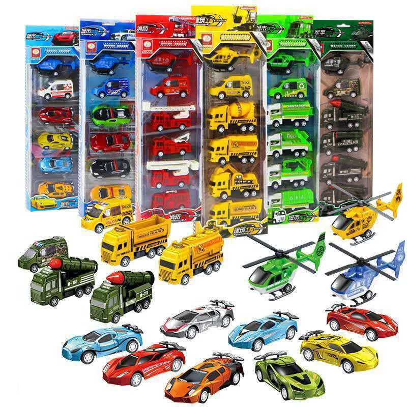 

Mini Inertia Glide Engineering Car Model Kid Vehicle Excavator Truck Child Assembly Excavator Tractor Play Toy Gift New 2022