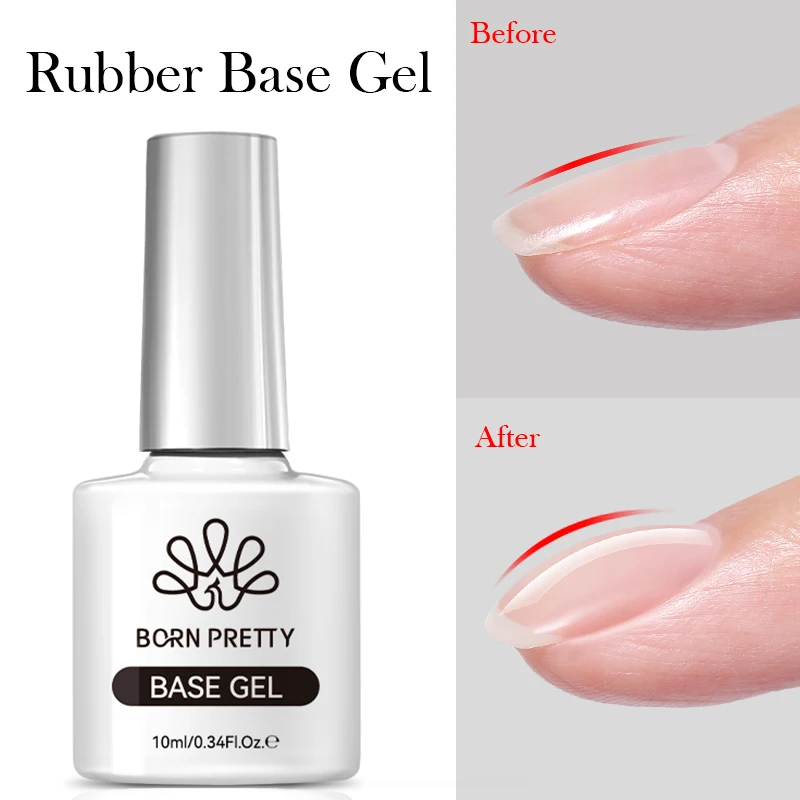 BORN PRETTY Base Gel Super Top Coat Nail Gel polish Design Enhancer Varnish Semi Permanent Soak Off UV LED Nail Art Tool 10ml