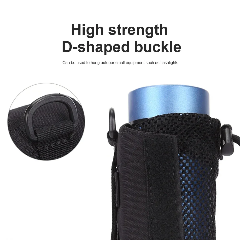 شبكة زجاجة ماء الحقيبة طوي زجاجة مول حقيبة التخزين الرياضة في الهواء الطلق ركوب الدراجات المشي لمسافات طويلة تسلق الجبال الصيد غلاية حامل #4