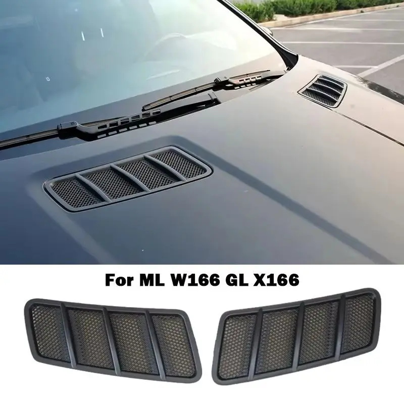 Hood Engine Air outlet Air inlet Grille Cover A1668800105 A1668800205 For Mercedes-Benz ML W166 GL X166 ML400 ML350 ML320
