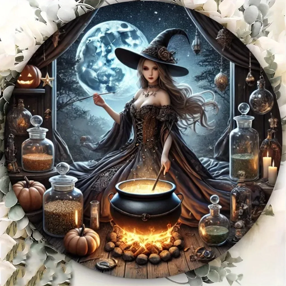 Metal Sign Witch De…