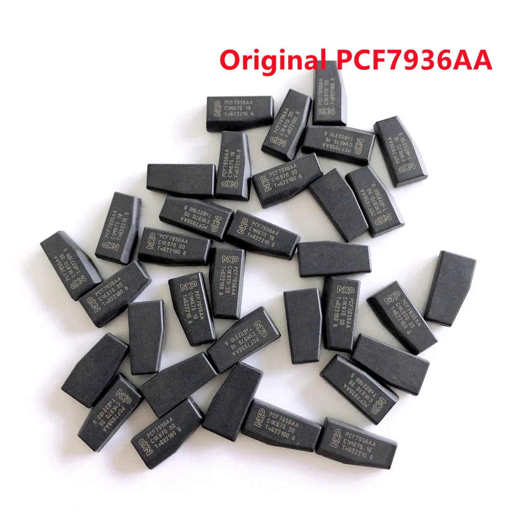 10/20pcs หลังการขายเปล่า PCF7936AA SOT385 Auto Key Car Key ชิป ID46 PCF7936 PCcf 7936 Transponder Chip