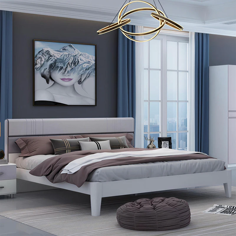 

&Bedroom Furniture Set Master Classic Wooden King Size Storage Cozy High Quality Minimalist Luxury Modern Furniture Bedroom