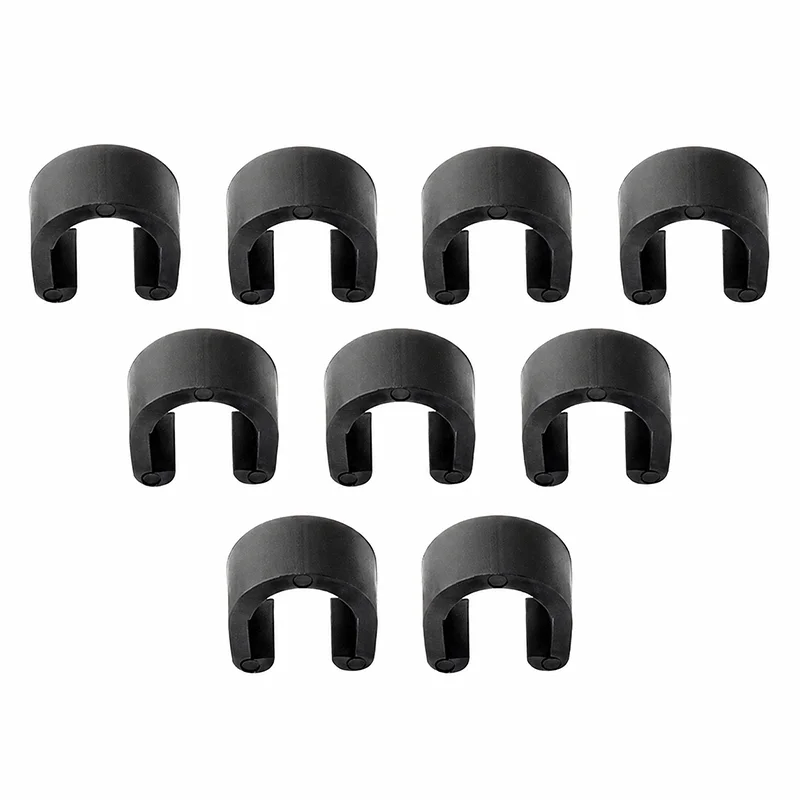 Bicycle Cable Housing Guide Clip Brake Shift Cable Organizer Buckle Frame Wire Clamp Black Cycling Accessories