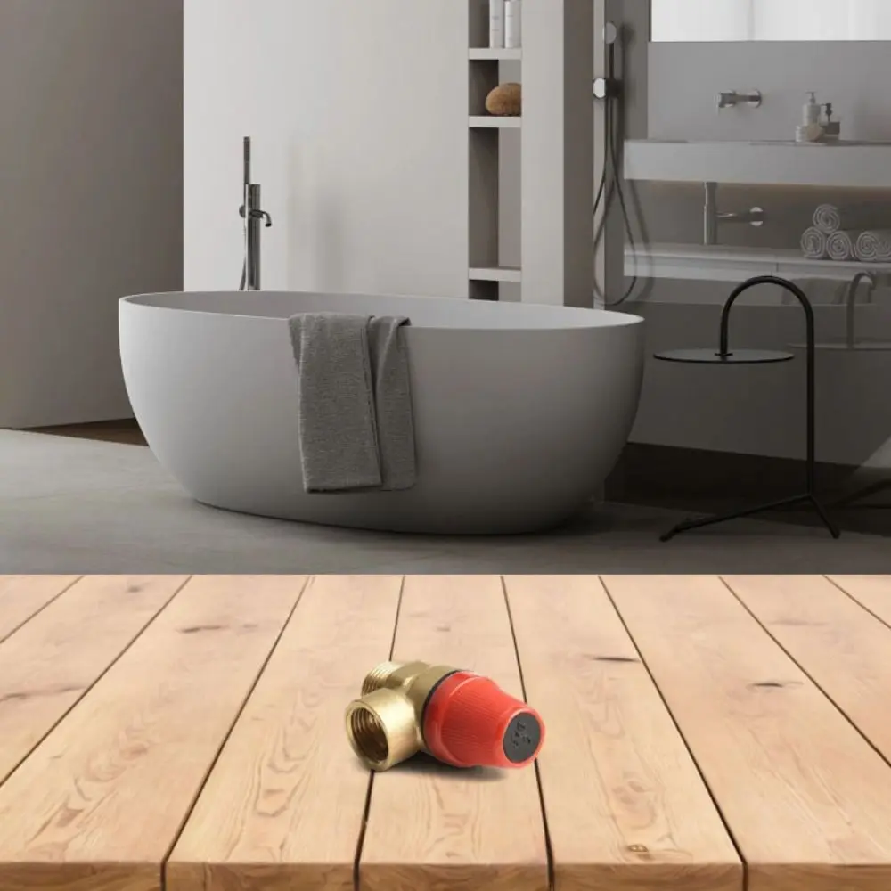 

Color Gold Pressure Valve Easy Installation Inner and Outer Wire Drain Switch Brass Material Efficient Pressure Control