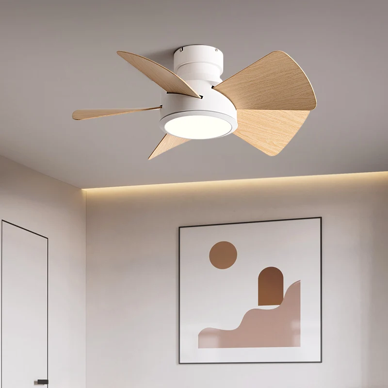 Modern Reversible BLDC Ceiling Fan Lamp 30/36 Inch Quiet LED Light With Remote Control Indoor Decor for Bedroom Living Room