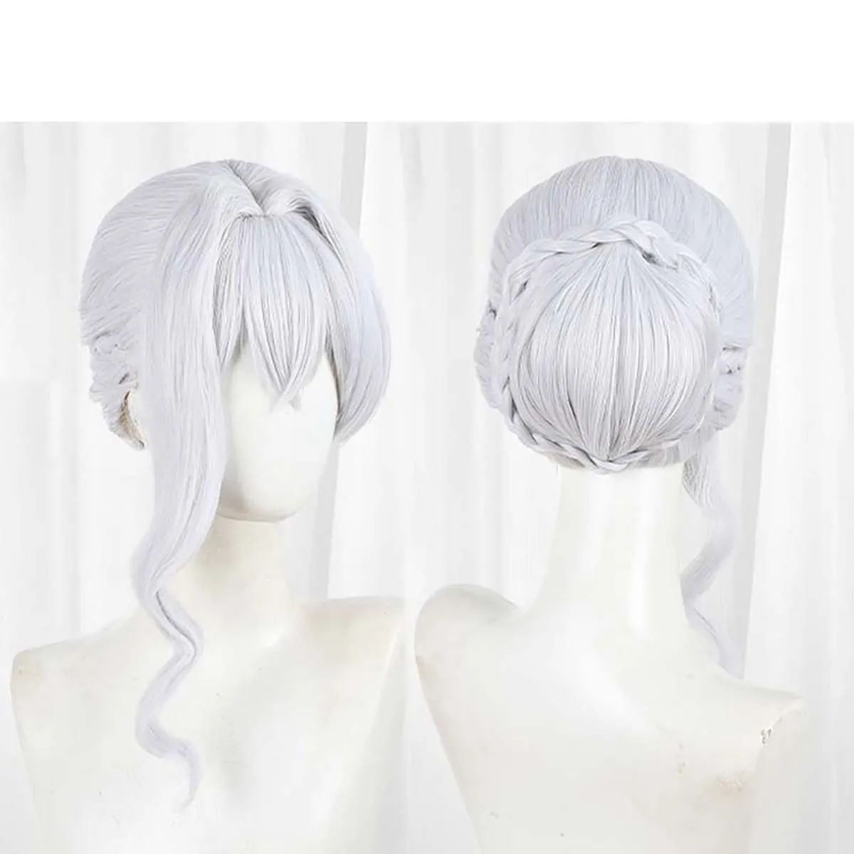 

Парик для косплея Скарлет Эль Вандимион (аниме) для Хэллоуин-вечеринки, серебристо-белый, для женщин