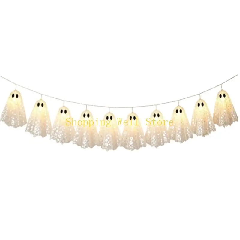 KX4B Spirit Figure Lights for Halloween Curtains, Railings and Photos