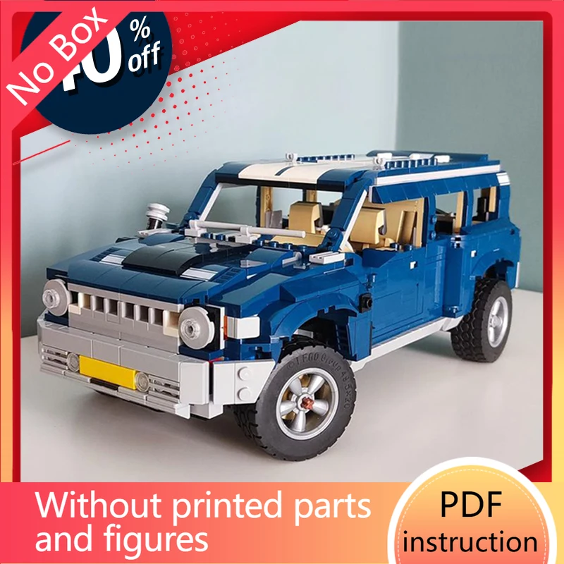 

10265 Moc, набор строительных кирпичей, внедорожный багги, внедорожник, автомобиль, набор кирпичей, экспертные автомобили, альтернативная сборка, Рождество