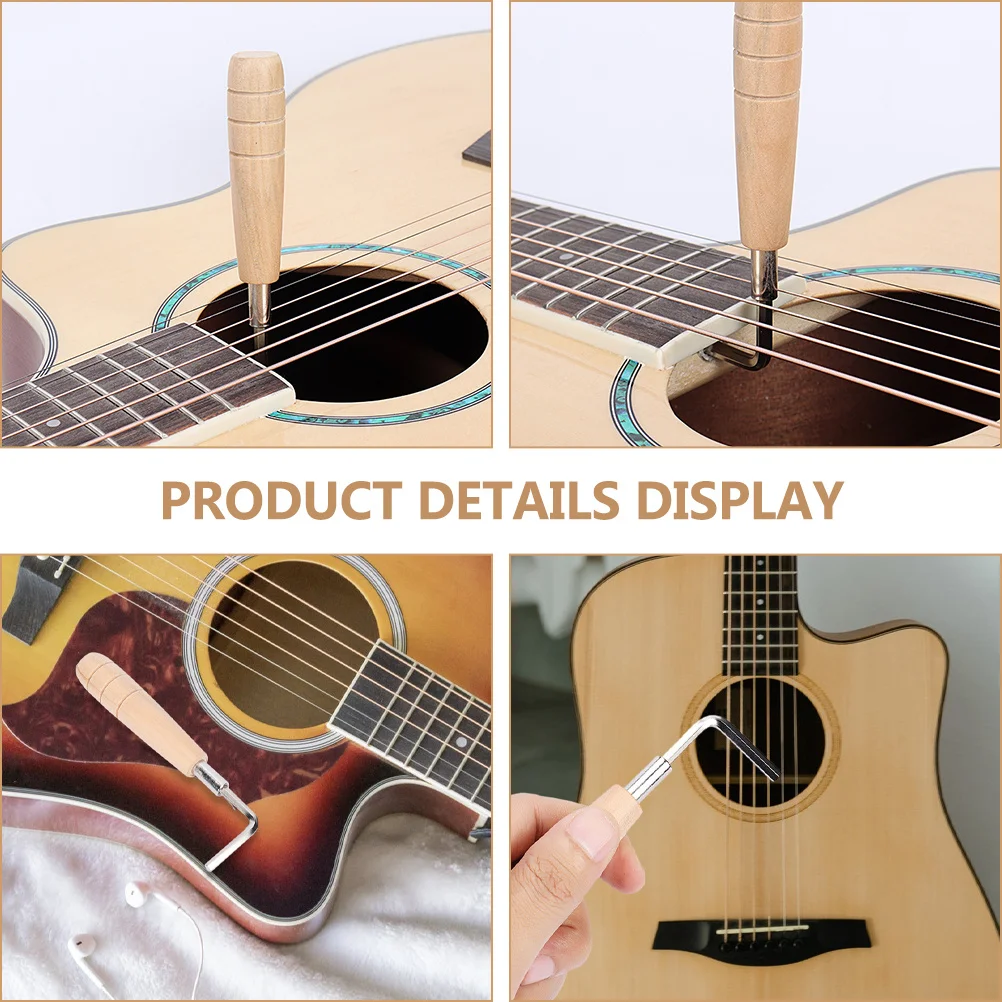 

4Pcs Wood Guitar Tuning Wrench Professional Durable Music Instrument Adjustment Tool for String Tone Improvement