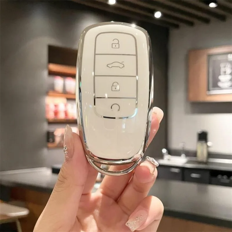 سيارة مفتاح حامل المفاتيح لشيري Jaecoo 7 J7 سيليكون حافظة من البولي يوريثان مفتاح حامي مفتاح قذيفة المفاتيح الملحقات