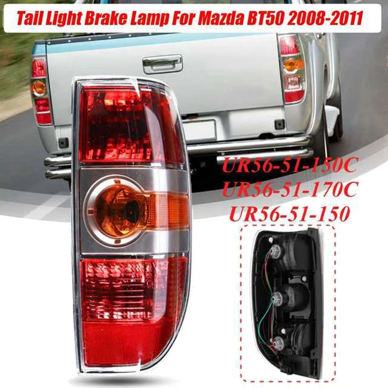 

Car Rear Taillight Brake Lamp Tail Lamp for Mazda BT50 2007-2011 UR56-51-150 UR56-51-160 with Wire Harness Right