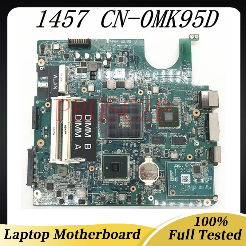 

CN-0MK95D 0MK95D MK95D For DELL 1457 Laptop Motherboard 1P-0098J01-8000 con 216-0728018 GPU Onboard HM55 DDR3 100%Full Tested OK