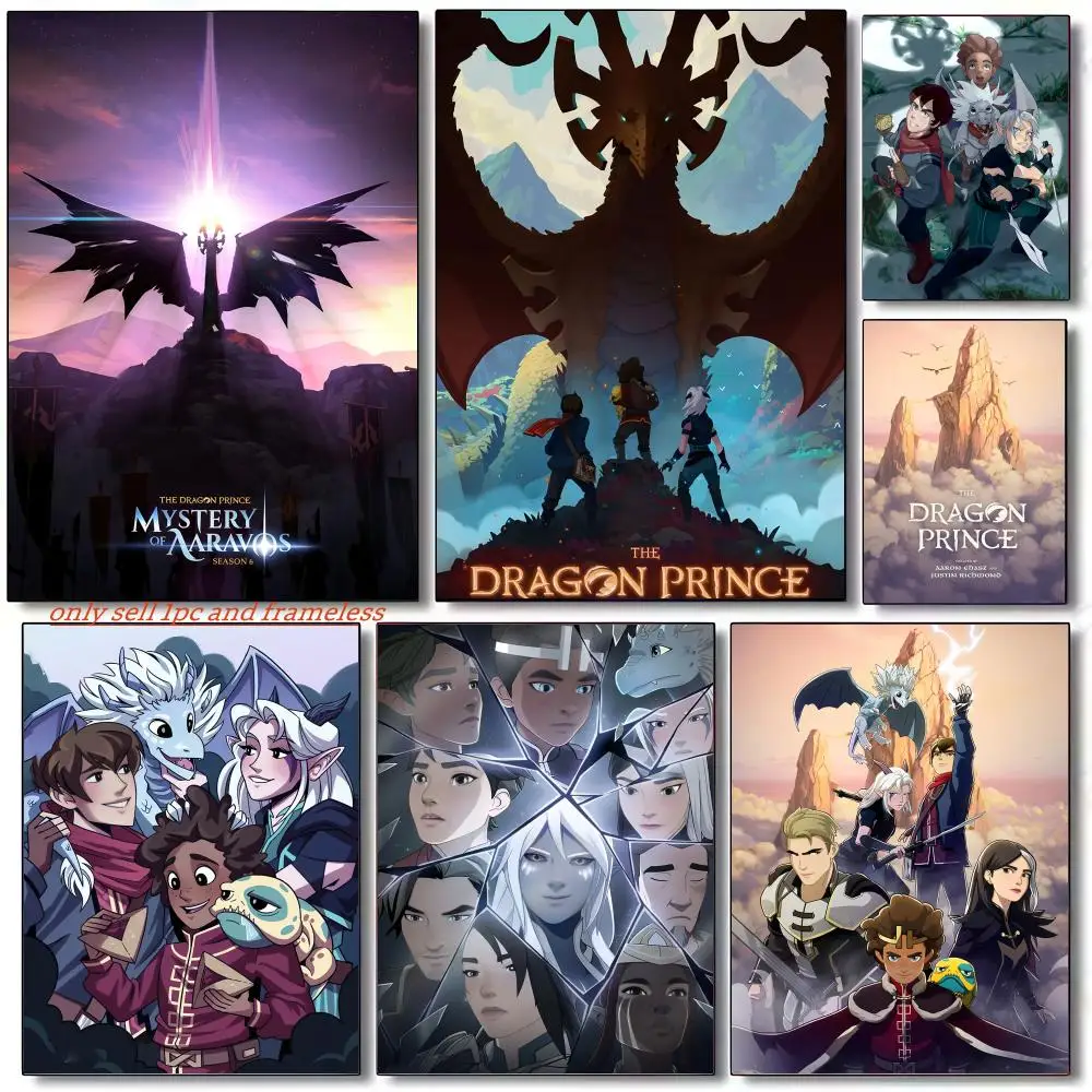 Anime Cartoon The Dragon Prince-P Poster Poster painting with prints Home bedroom living room decoration gift