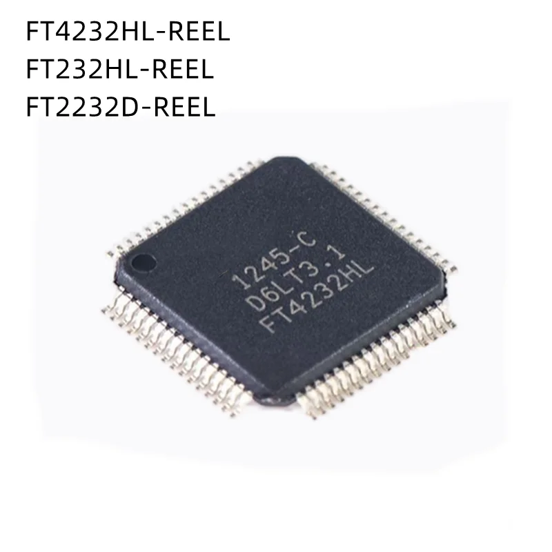 

2Pcs/Lot FT4232HL FT232HL FT2232D FT4232HL-REEL FT232HL-REEL FT2232D-REEL QFP New Original chip