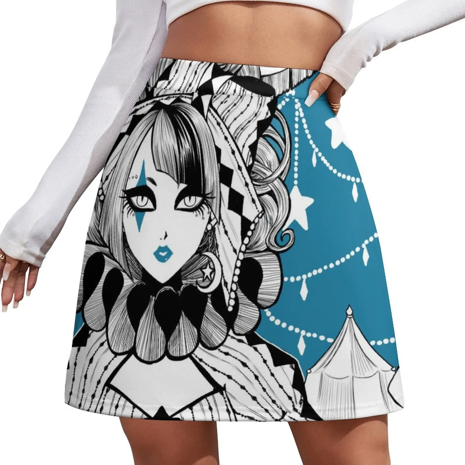 

Circus Doll Mini Skirt modest skirts for women korean style clothes Evening dresses women's summer clothing 2025 Mini Skirt