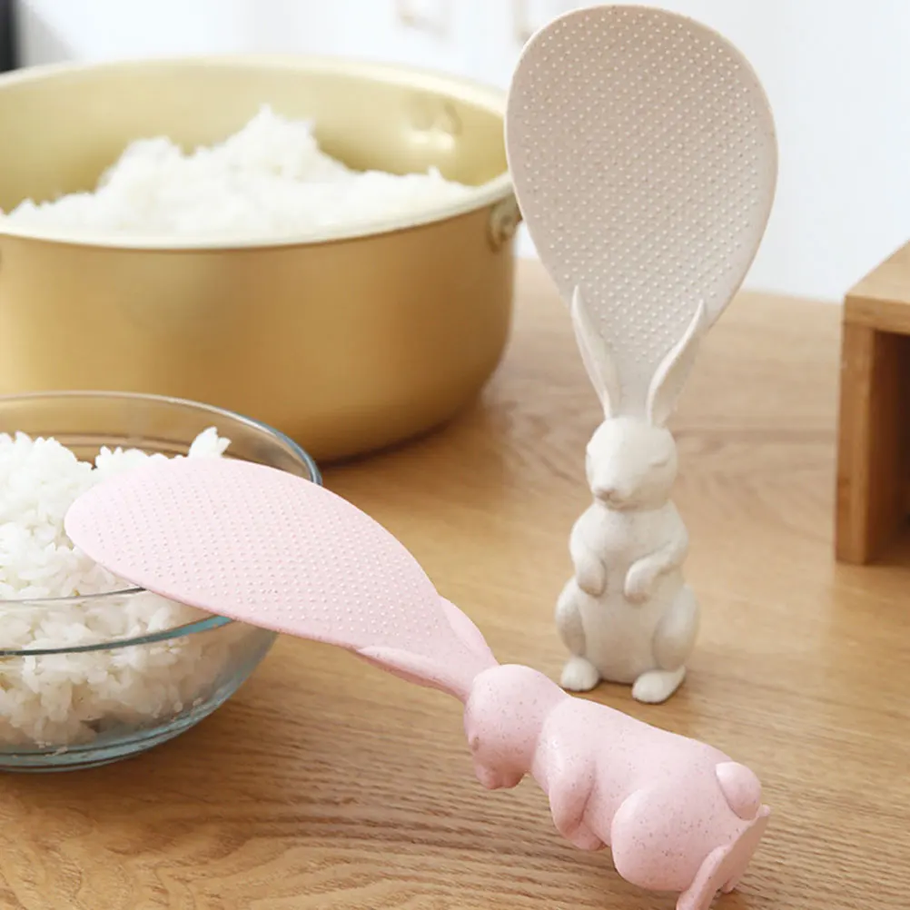 

Little Rabbit Rice Shovel Non-stick Easy Clean Cooking Spoon Japanese Style Scoop Paddle Restaurant Kitchen Tool
