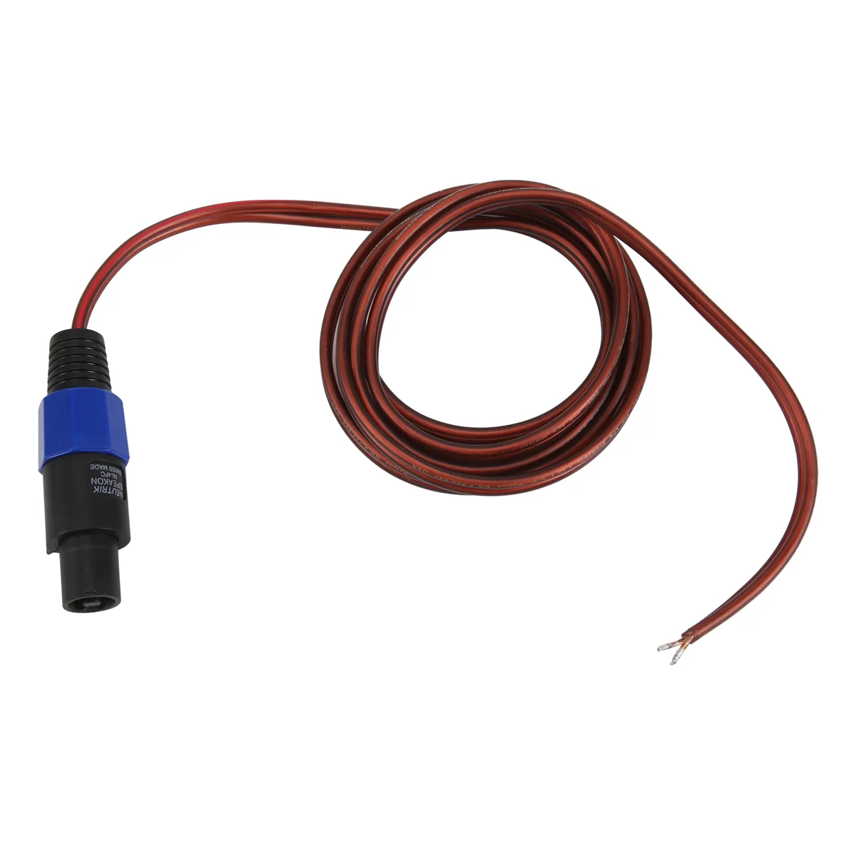 Hot Sale Speakon Speaker Cable Bare Wire Open End Cable, Speakon to Speaker Wire Audio Cord Amplifier Connection Cord for DJ/PA