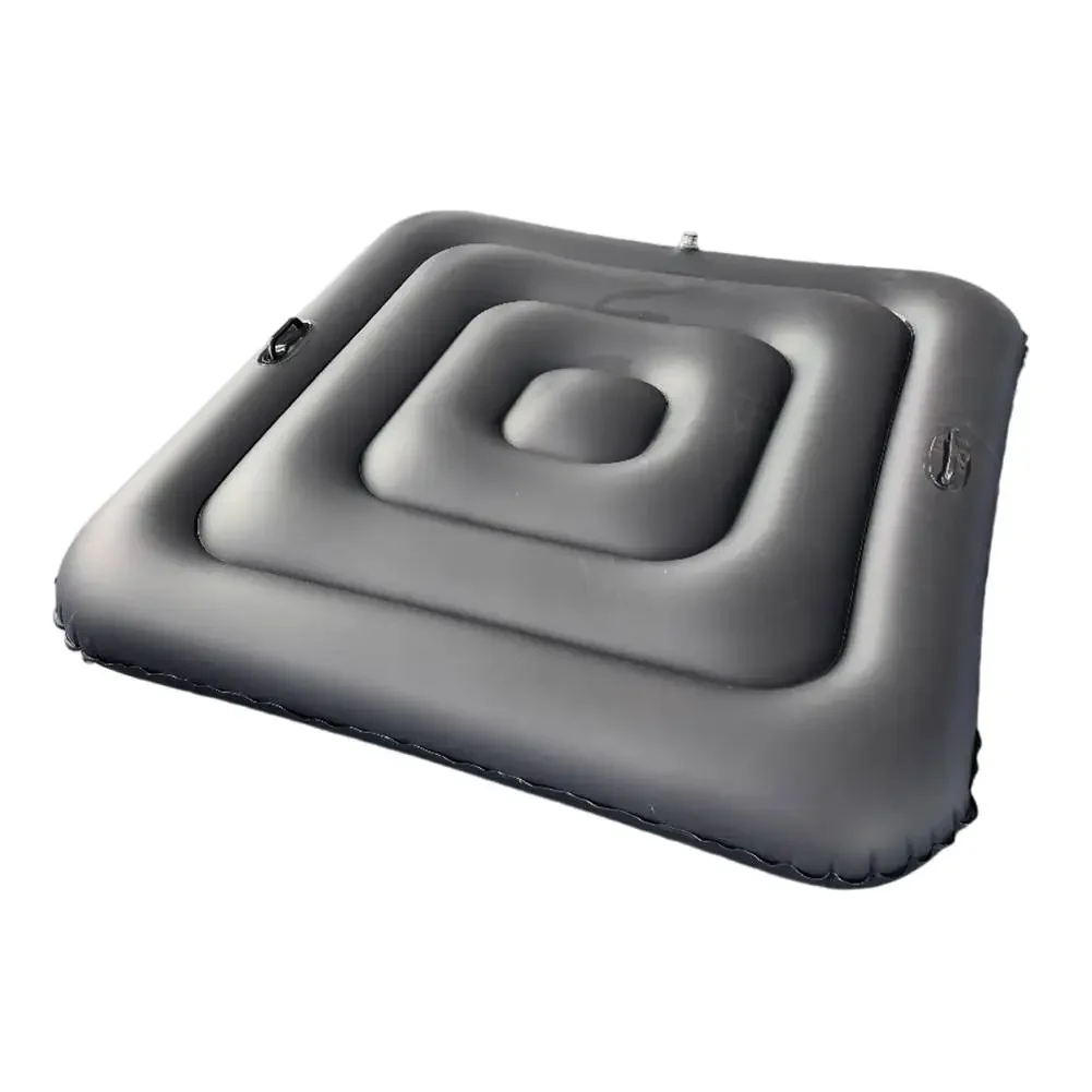 PVC Inflatable Pool Cover for Square Hot Tubs 135cm Fast Inflation Reduces Debris and Maintains Water Temperature